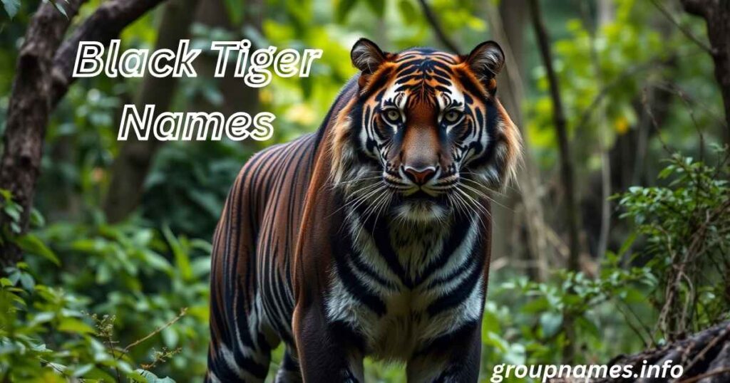 Black Tiger Names