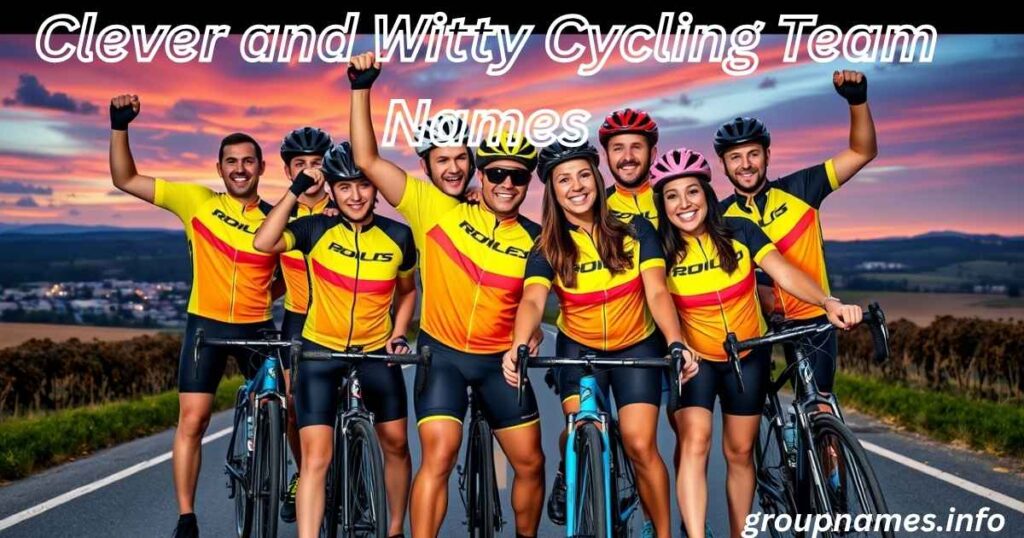 Clever and Witty Cycling Team Names