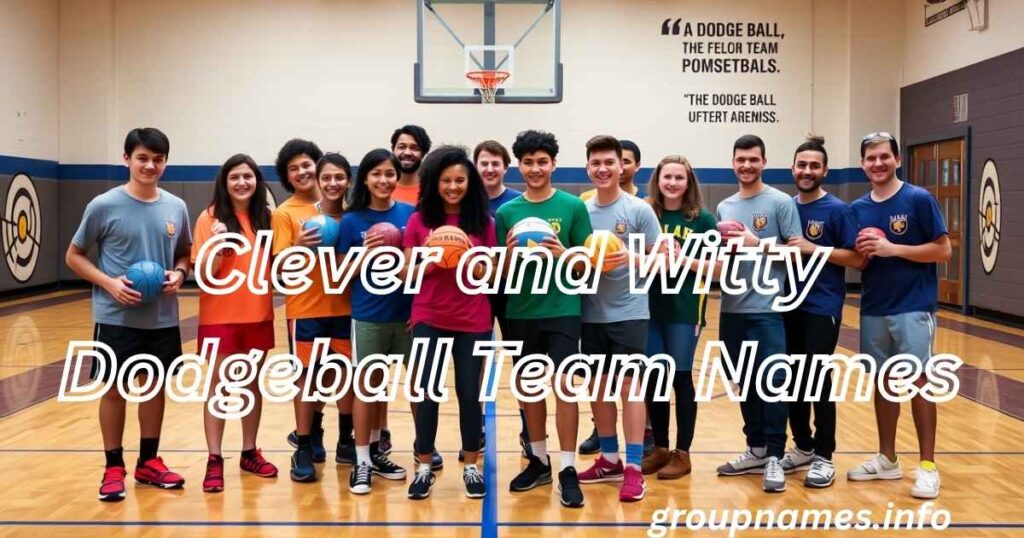 Clever and Witty Dodgeball Team Names