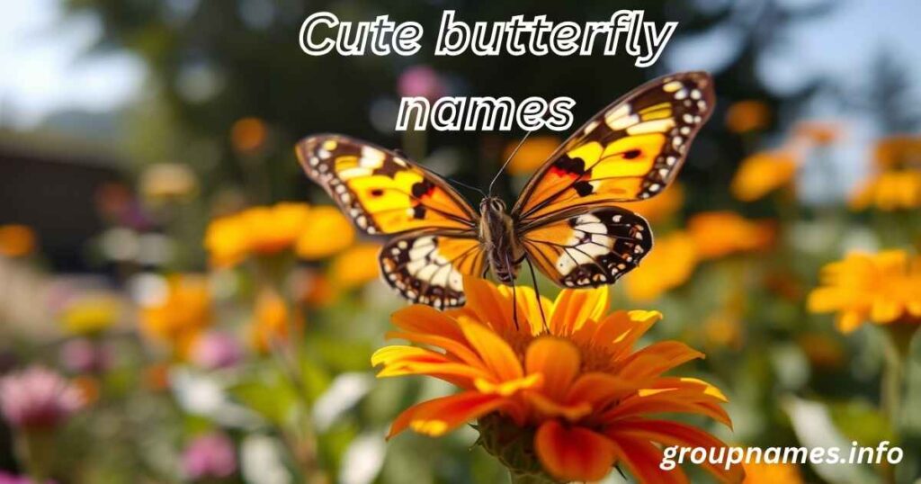 Cute butterfly names