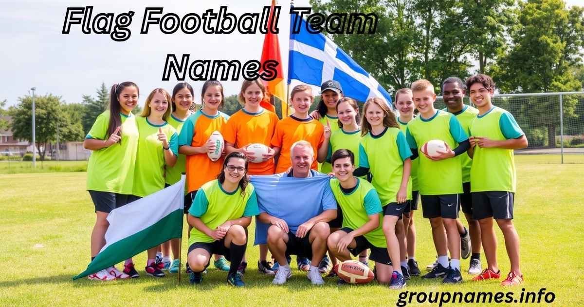 Flag Football Team Names
