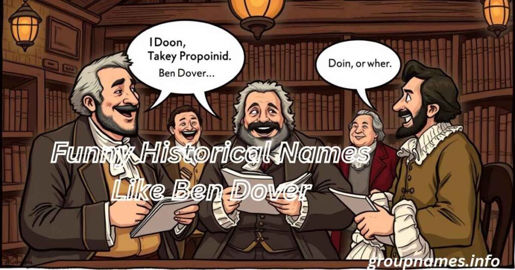 Funny Historical Names Like Ben Dover