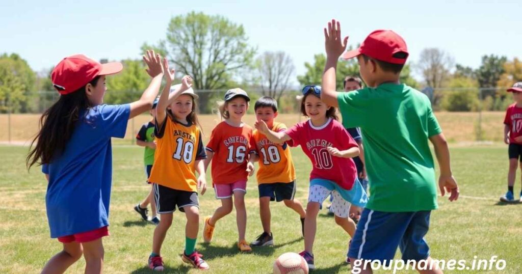 Kickball Team Names for Kids