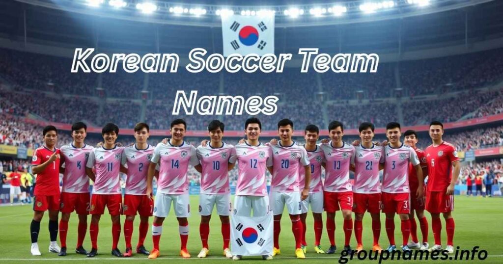Korean Soccer Team Names