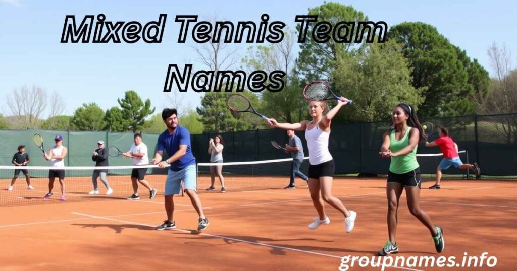 Mixed Tennis Team Names