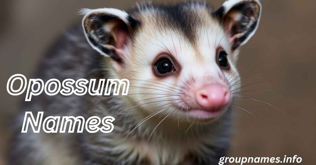 Opossum Names