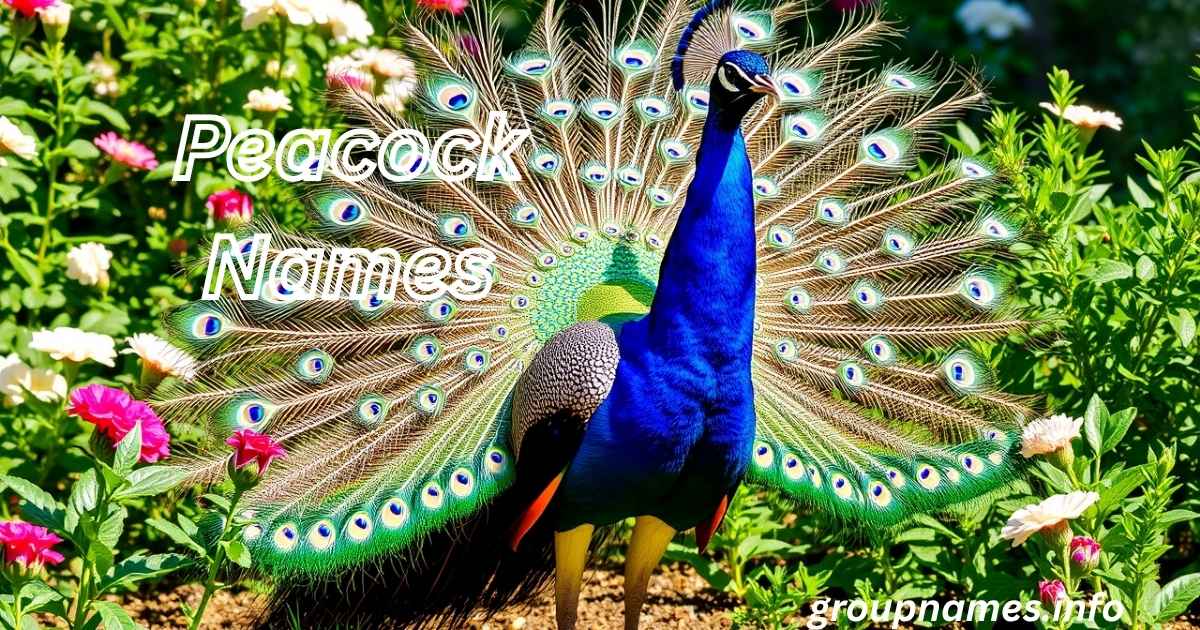 Peacock Names