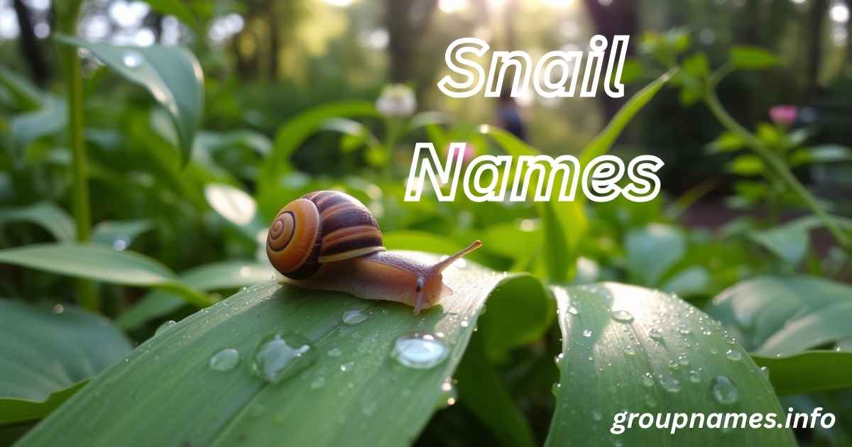 Snail Names