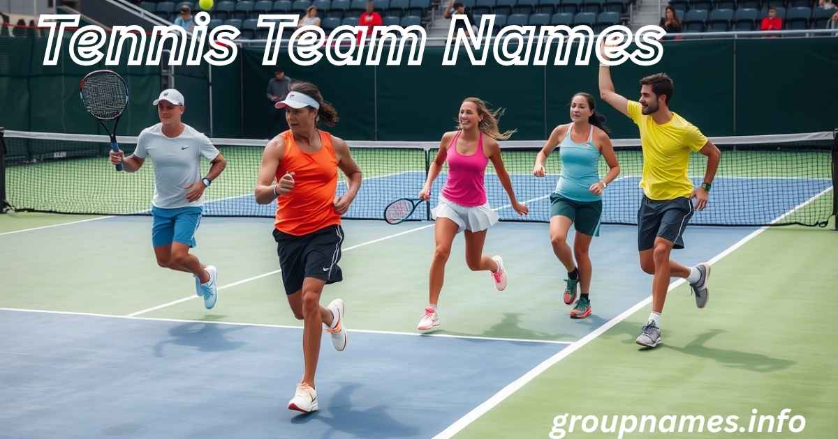 Tennis Team Names