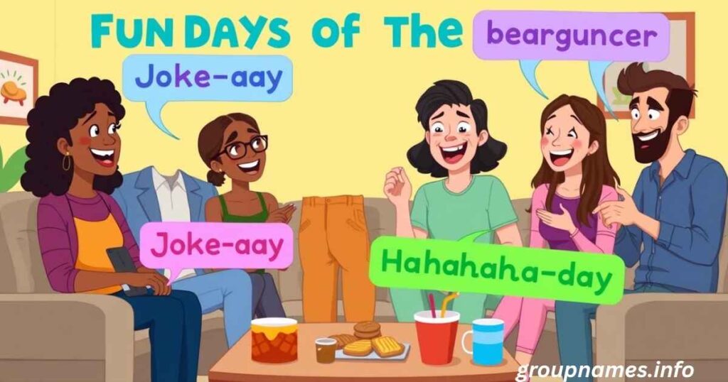 The Importance of Choosing Funny Names for Days of the Week