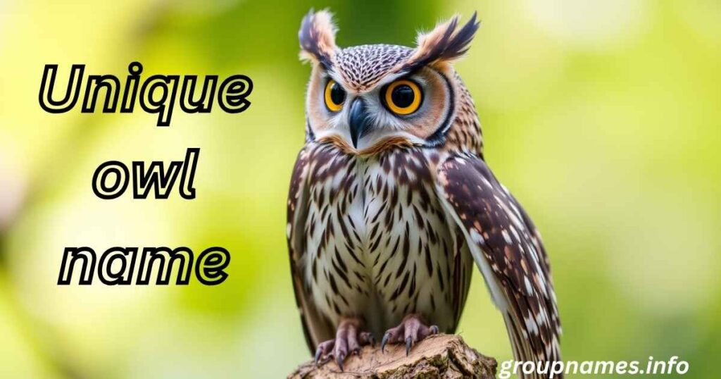 Unique owl name