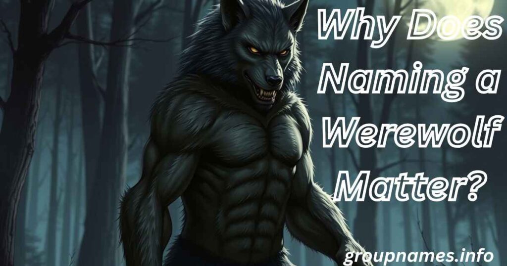 Why Does Naming a Werewolf Matter?
