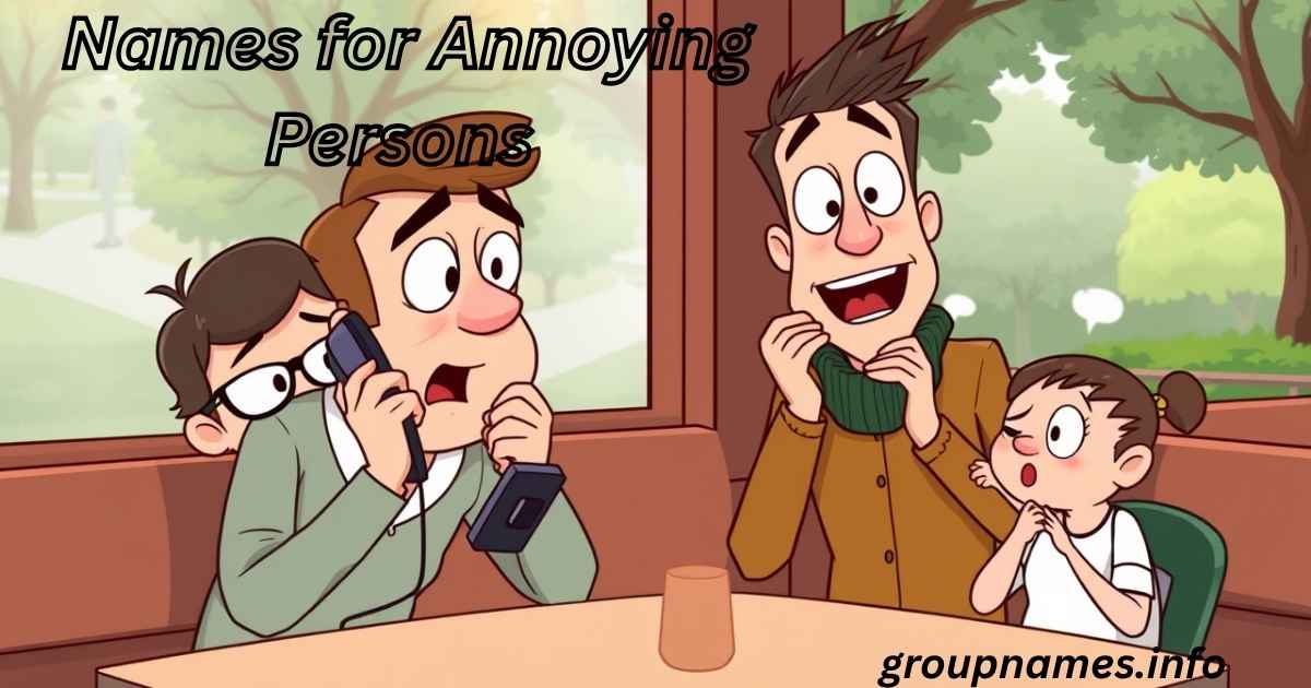 Names for Annoying Persons