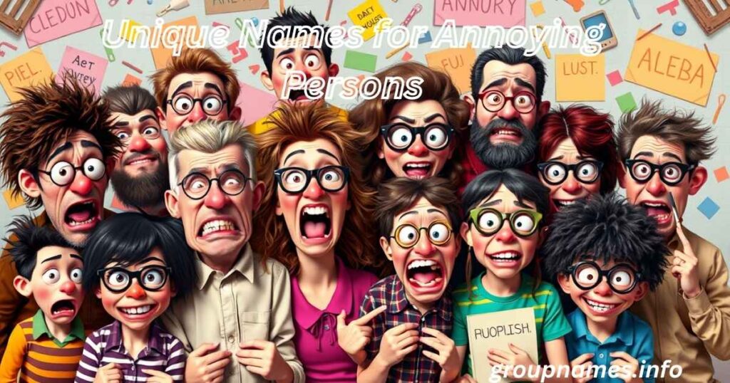 Unique Names for Annoying Persons